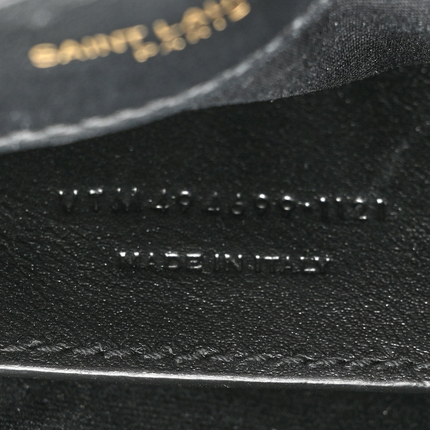 Calfskin Y Quilted Monogram Small Loulou Chain Satchel Black