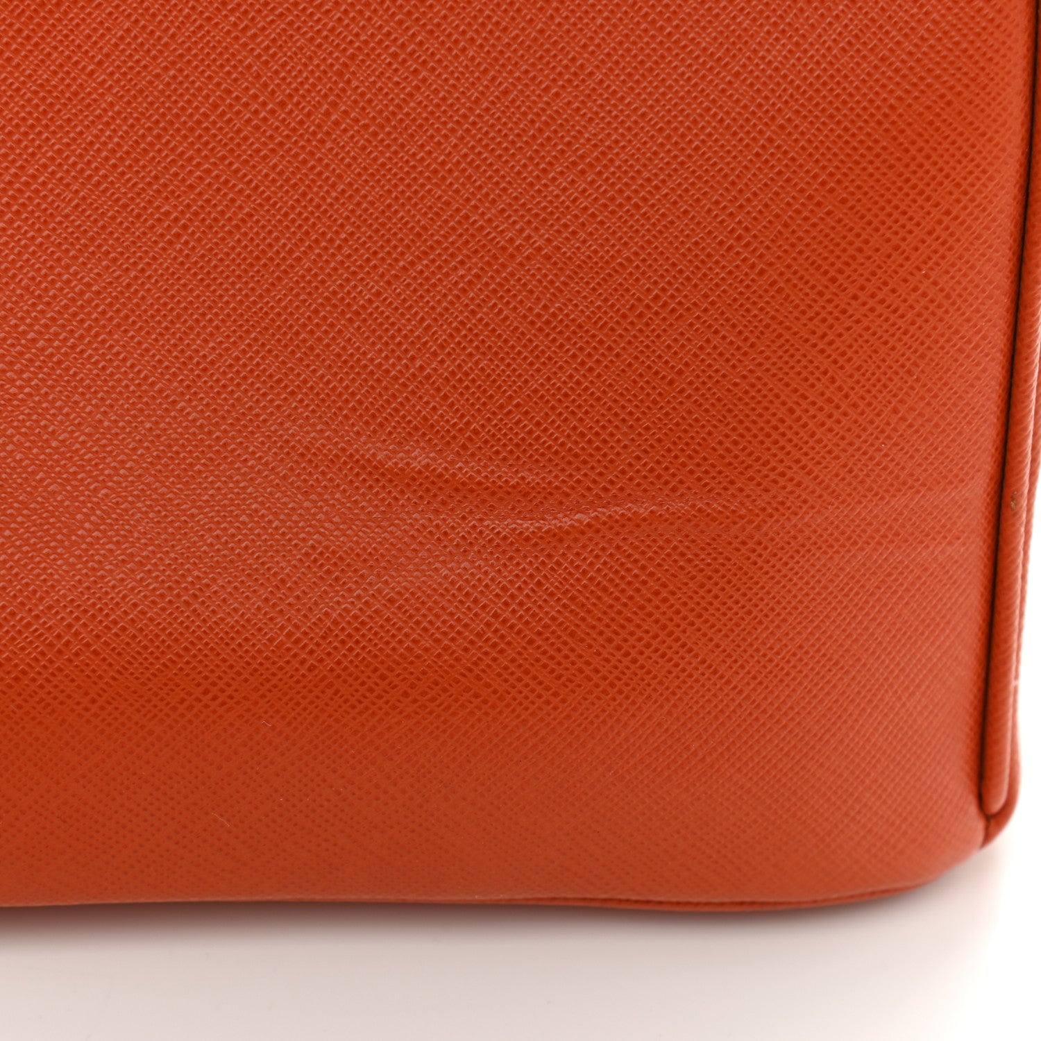 Prada Saffiano Lux Parabole Tote Papaya 11 of 11