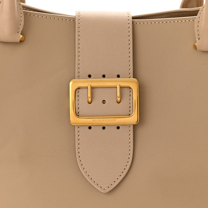 Burberry Trench Calfskin Medium Buckle Tote Honey 9 of 11