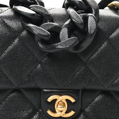 Chanel Caviar Quilted Funky Match Mini Flap Black 8 of 10