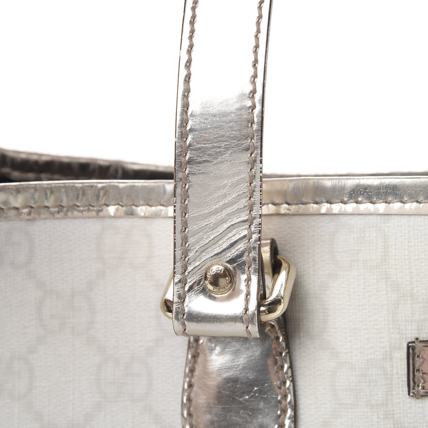 GG Plus Monogram Medium Joy Tote Platinum