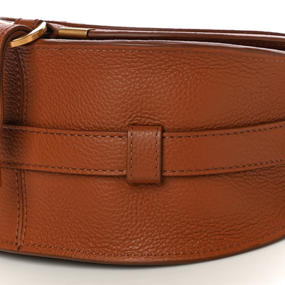 Chloe Calfskin Embroidery Mini Marcie Round Crossbody Bag Tan 9 of 13