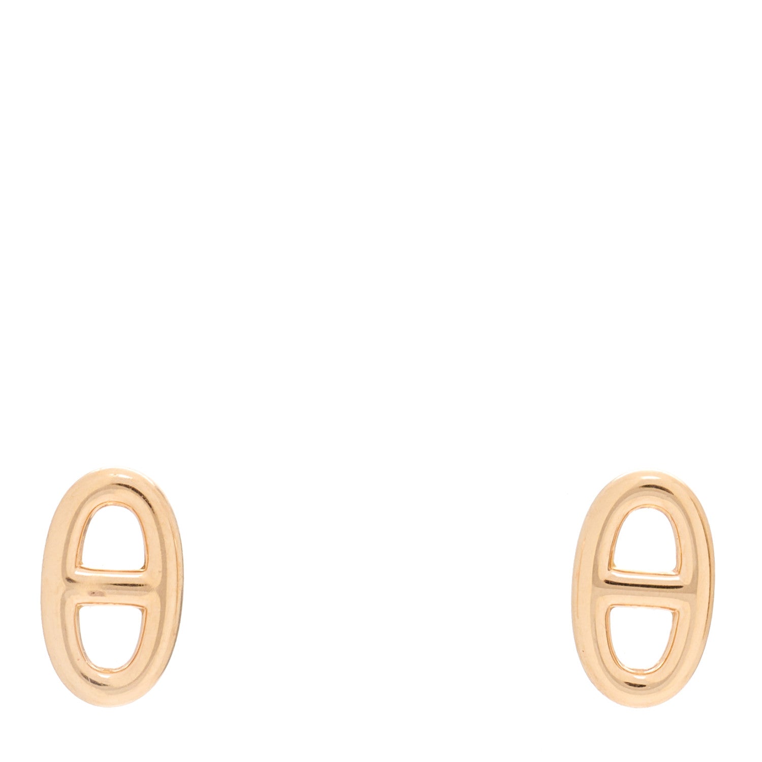 Hermes 18K Rose Gold TPM Farandole Stud Earrings 1 of 4