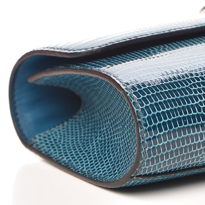 Hermes Lizard Egee Clutch Petrole 8 of 11