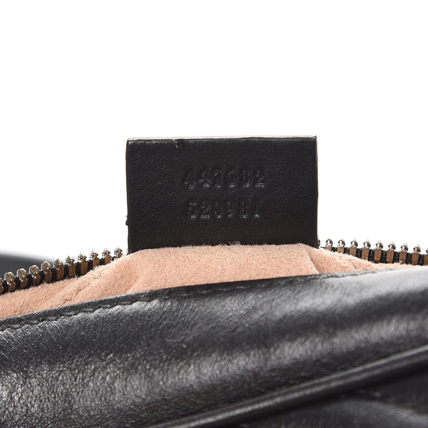 Calfskin Matelasse Small GG Marmont Chain Shoulder Bag Black