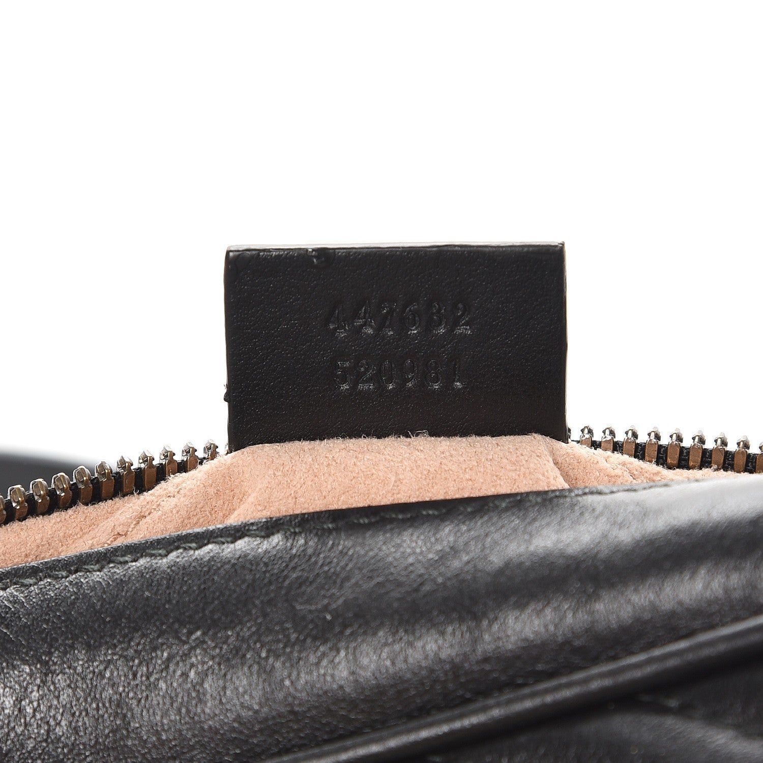 Gucci Calfskin Matelasse Small GG Marmont Chain Shoulder Bag Black 7 of 8