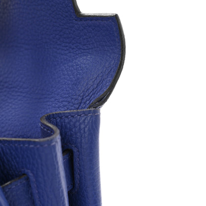 Hermes Togo Kelly Retourne 28 Bleu Electrique 12 of 12