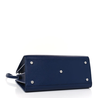 Saint Laurent Grained Calfskin Small Sac De Jour Navy 5 of 13