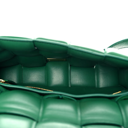 Bottega Veneta Nappa Maxi Intreccio Padded Cassette Crossbody Bag Racing Green 6 of 19