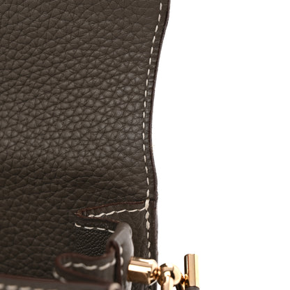 Hermes Taurillon Clemence Sac Roulis 23 Etain 11 of 14