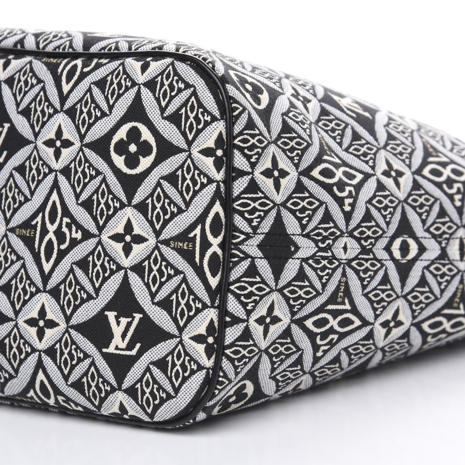 Louis Vuitton Jacquard Since 1854 Neverfull MM Grey 9 of 10
