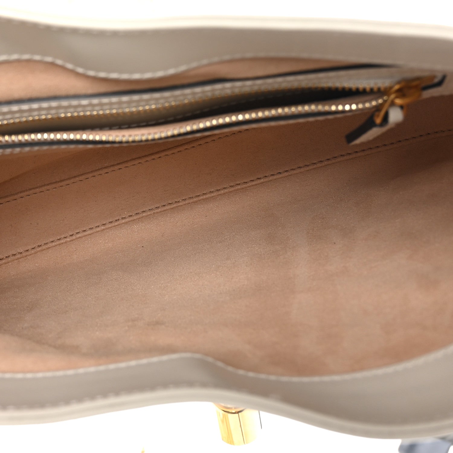 Gucci Boarded Dyana Lux Calfskin Small Jackie 1961 Hobo Mystic White 5 of 10