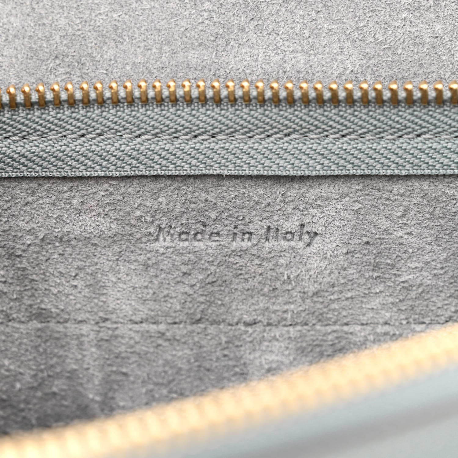 Celine Grained Calfskin Nano Belt Bag Storm 6 of 10