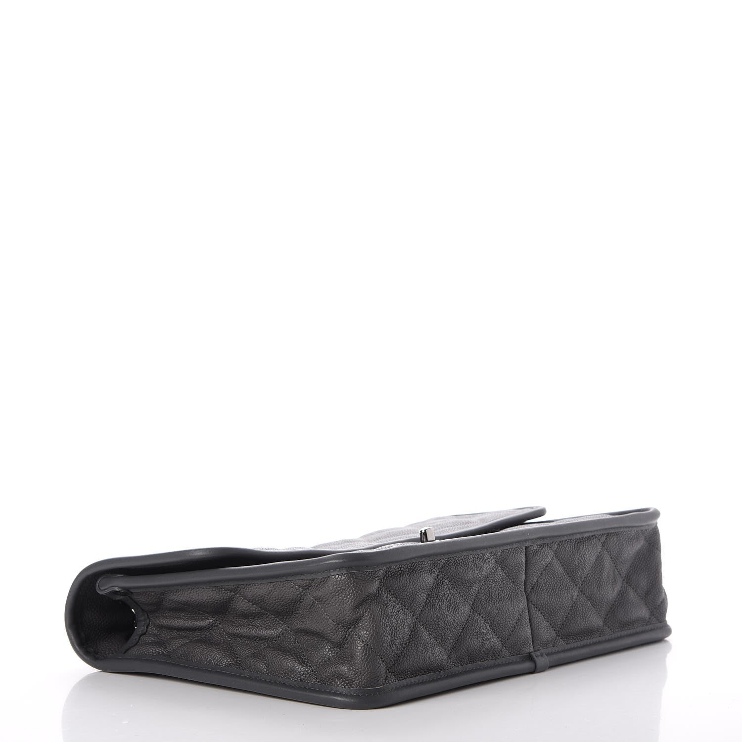 Chanel Caviar Quilted Large French Riviera Flap Dark Grey 5 of 9