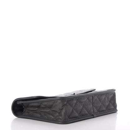 Chanel Caviar Quilted Large French Riviera Flap Dark Grey 5 of 9