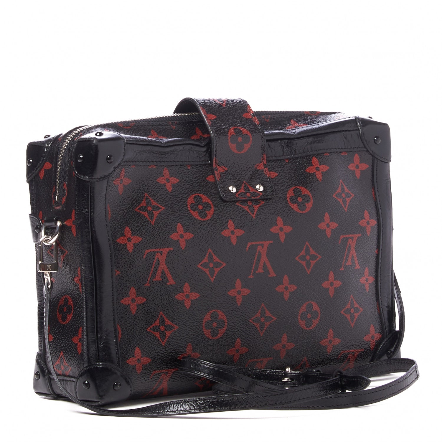 Louis Vuitton Monogram Petite Malle Soft MM Infrarouge 6 of 18