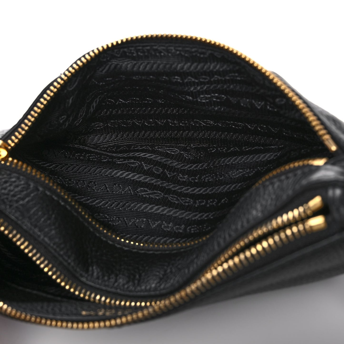 Vitello Daino Small Belt Bag Black