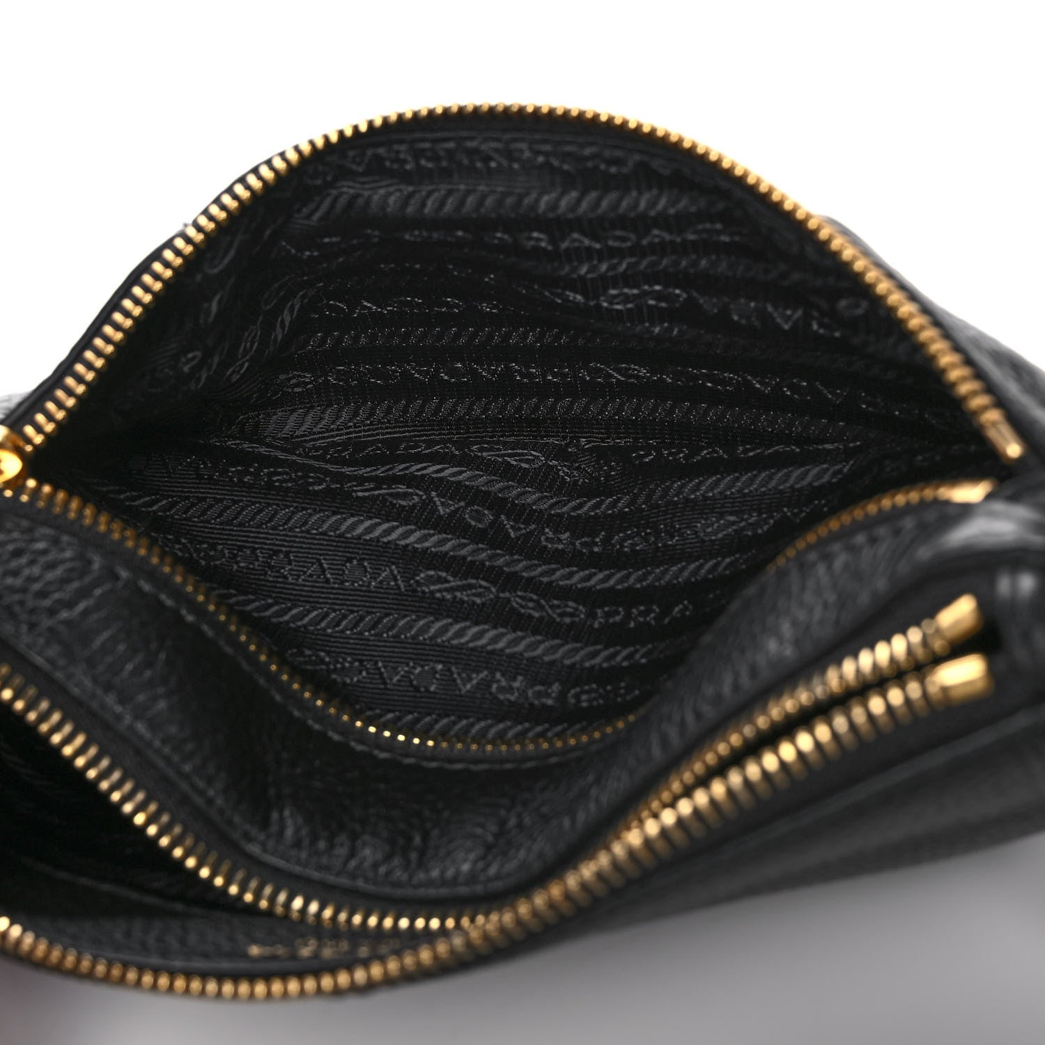 Prada Vitello Daino Small Belt Bag Black 8 of 12