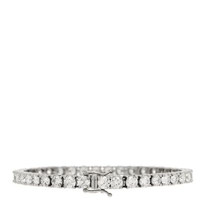 Parker & West by FASHIONPHILE Platinum Diamond 12.09ct Tennis Bracelet 3 of 6