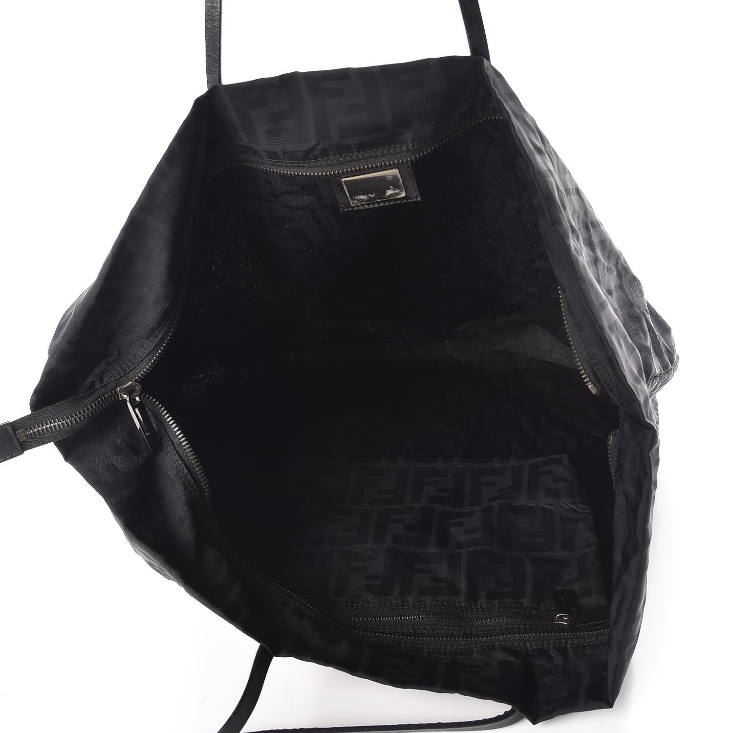 Fendi Zucca Tote Black 5 of 7