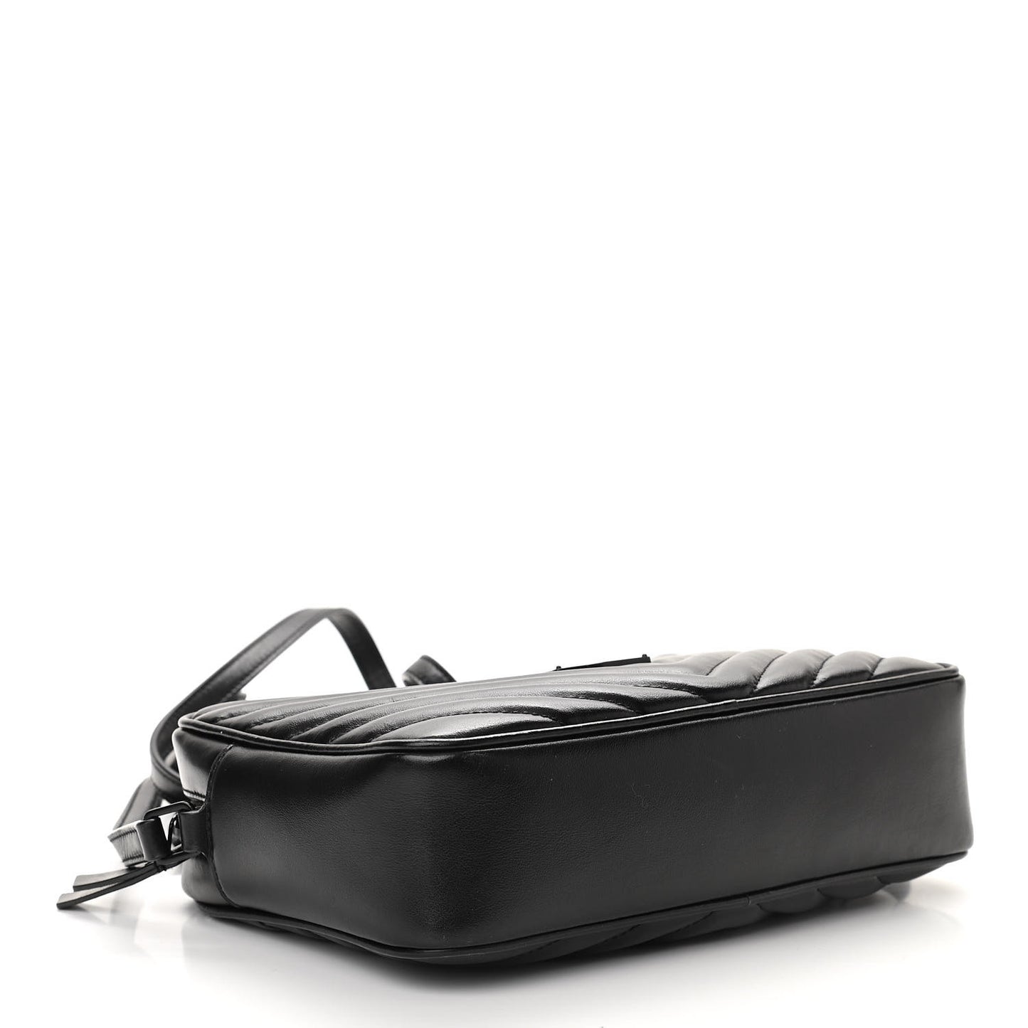 Calfskin Matelasse Monogram Lou Camera Bag Black