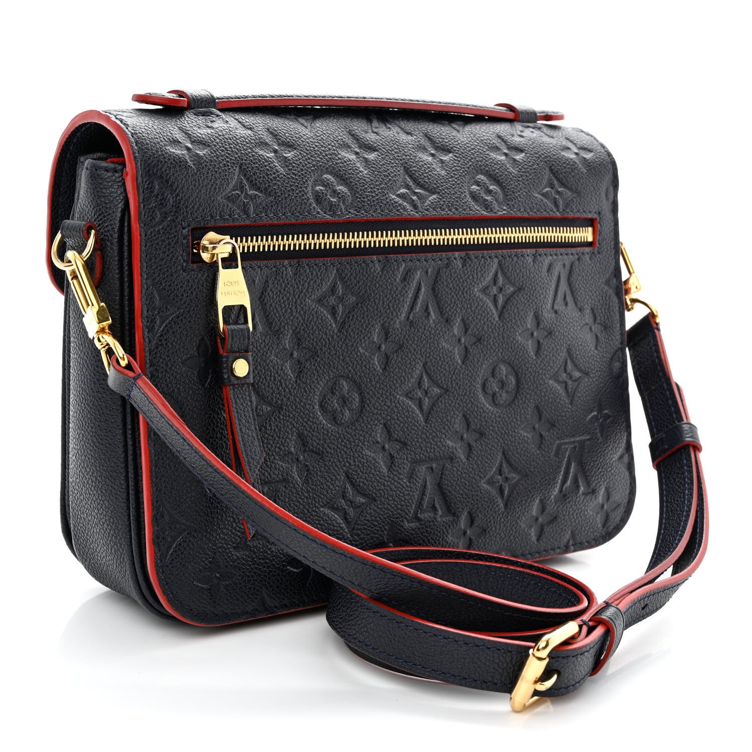 Louis Vuitton Empreinte Pochette Metis Marine Rouge 3 of 12