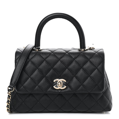 Chanel Caviar Quilted Mini Coco Handle Flap Black 2 of 28