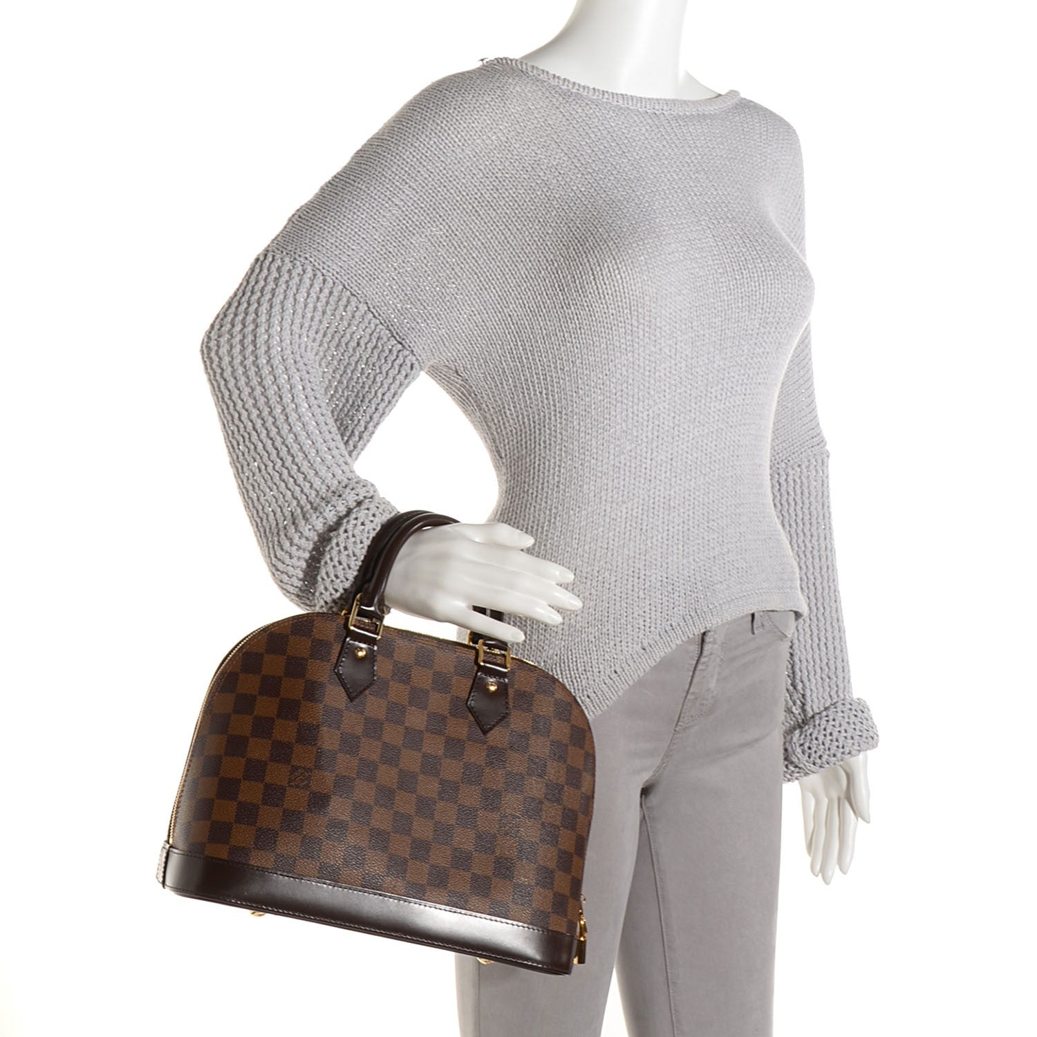 Louis Vuitton Damier Ebene Alma PM 2 of 9