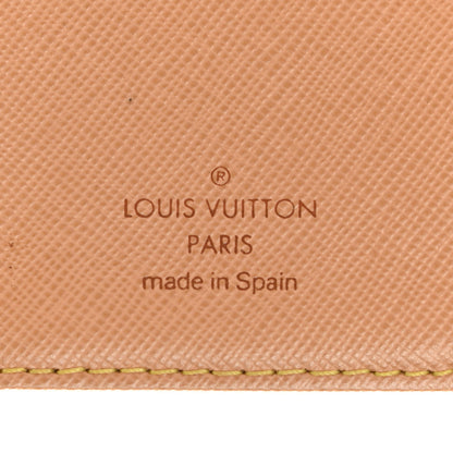Louis Vuitton Mini Lin Small Ring Agenda Cover Blue 6 of 10