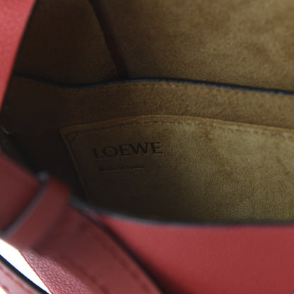 Loewe Soft Grain Calfskin Small Gate Crossbody Bag Scarlet Red Burnt Red 8 of 9