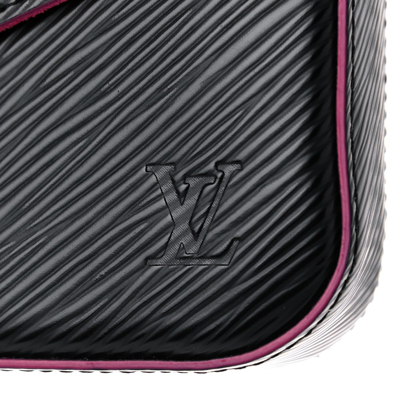 Louis Vuitton Epi Pochette Felicie Black Hot Pink 8 of 13