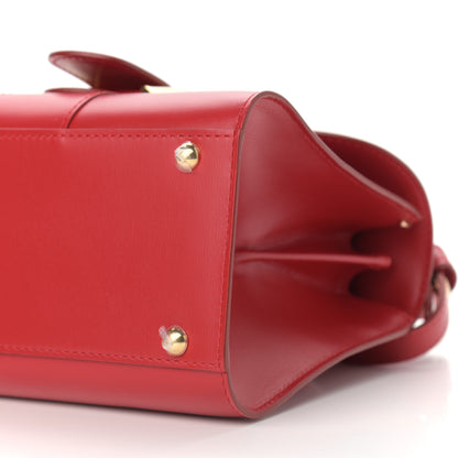 Delvaux Box Calfskin Mini Brillant Satchel Red 9 of 9