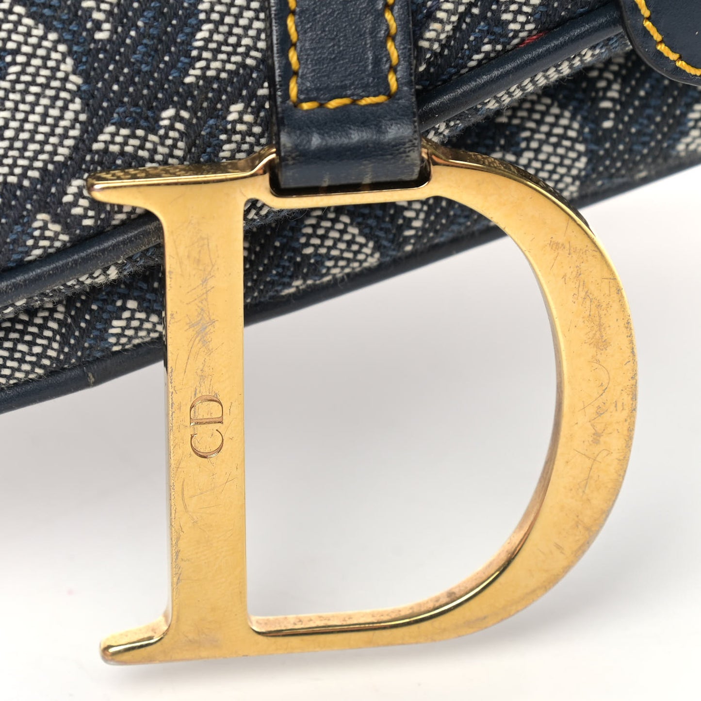 Monogram Saddle Bag Blue