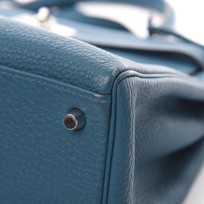 Hermes Togo Kelly Retourne 35 Cobalt 11 of 14