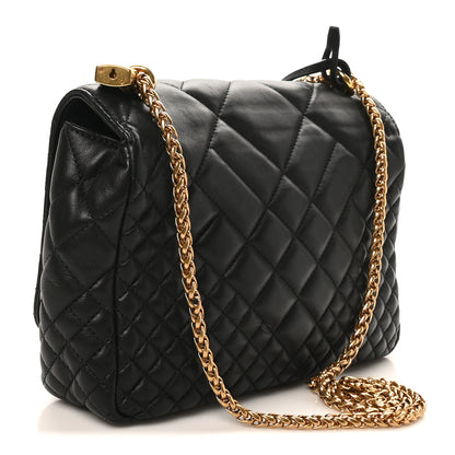 Versace Nappa Quilted La Medusa Chain Crossbody Black 3 of 10
