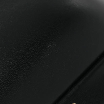 Chanel Lambskin Cap Toe CC Uniform Ballerina Flats 38 Black 13 of 15