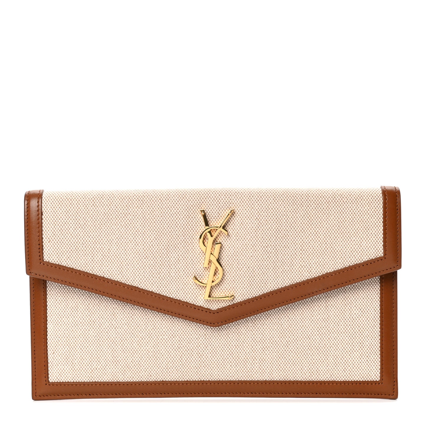 Canvas Uptown Pouch Natural Beige Brick