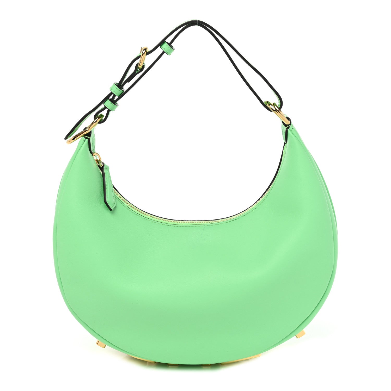Fendi Vitello Grace Matte Small Fendigraphy Hobo Bag Edamame 1 of 9