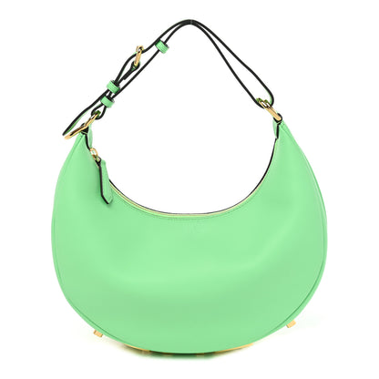 Fendi Vitello Grace Matte Small Fendigraphy Hobo Bag Edamame 1 of 9