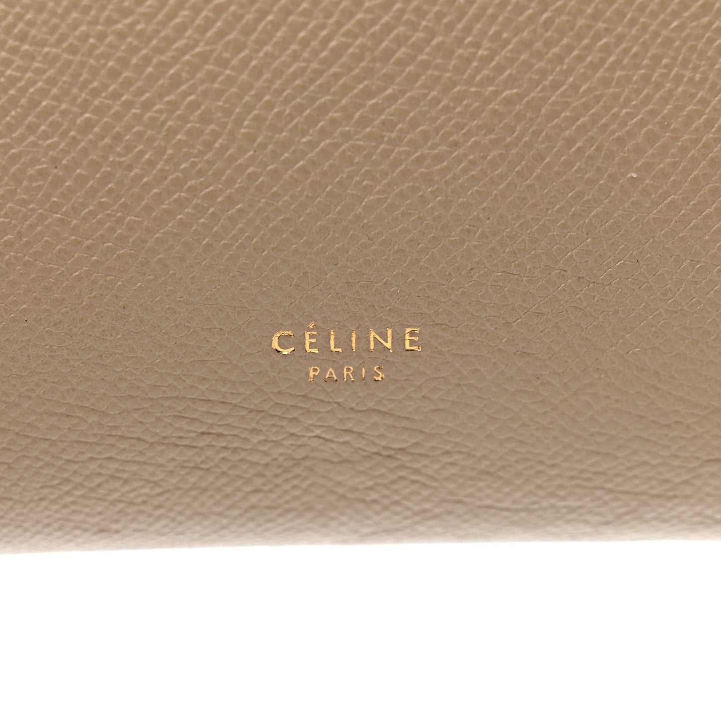 Grained Calfskin Micro Belt Bag Light Taupe