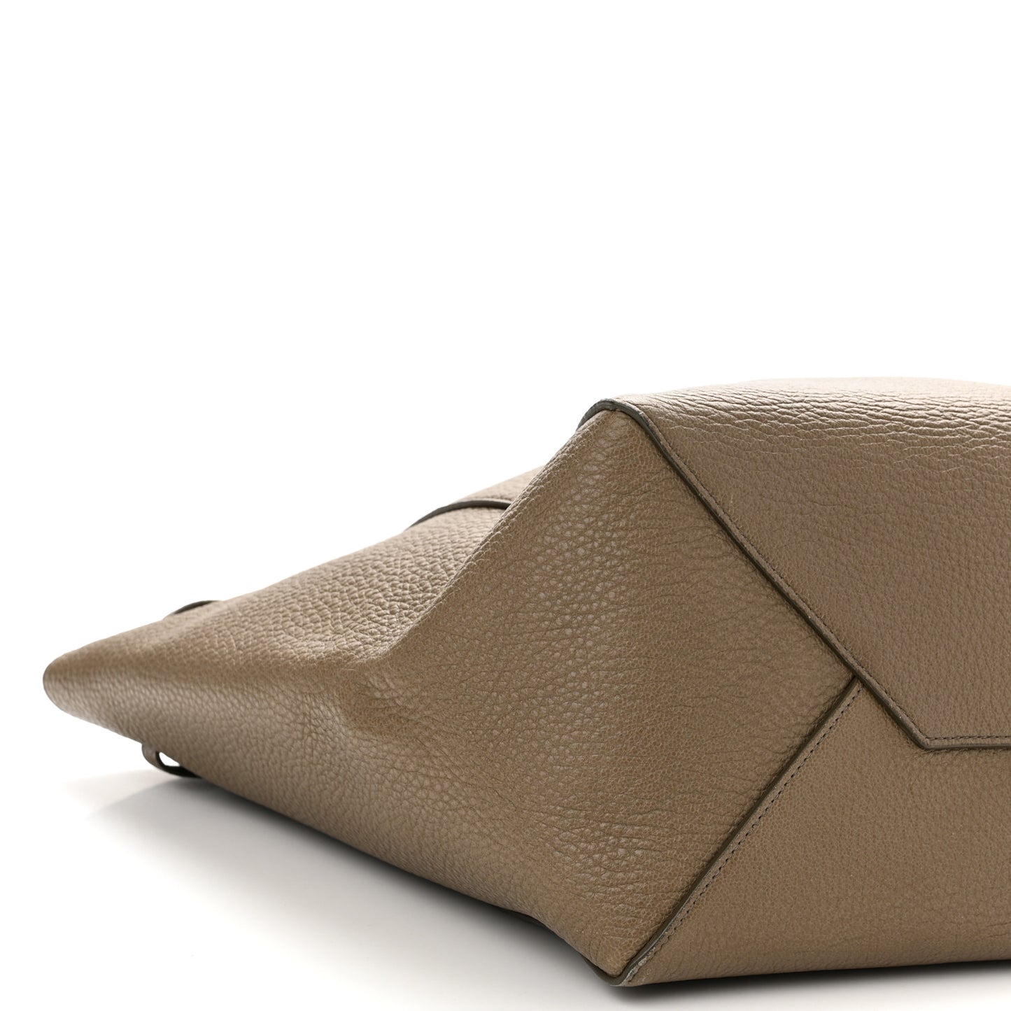Soft Grained Calfskin Small Belt Cabas Phantom Taupe