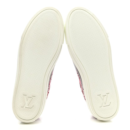 Louis Vuitton Jacquard Since 1854 Stellar Sneakers 37.5 Bordeaux 5 of 7