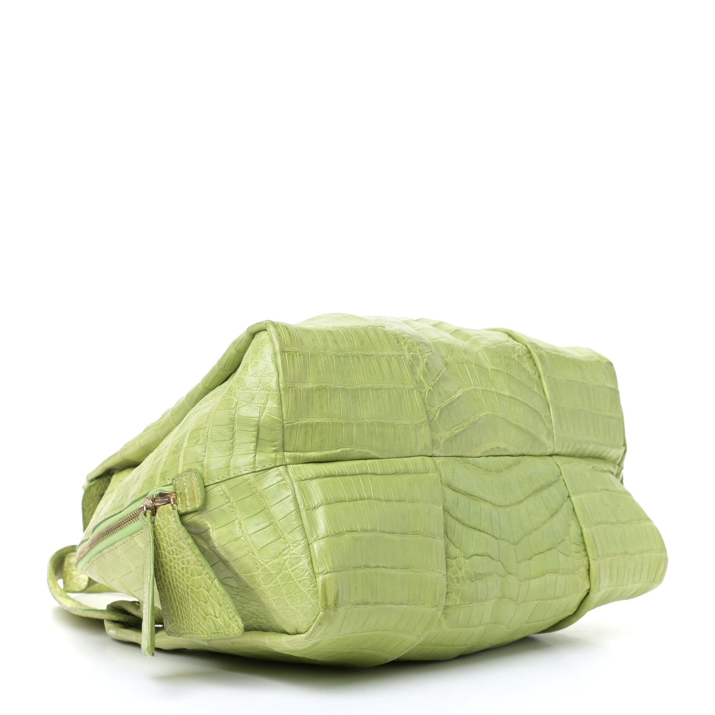 Crocodile Tote Lime