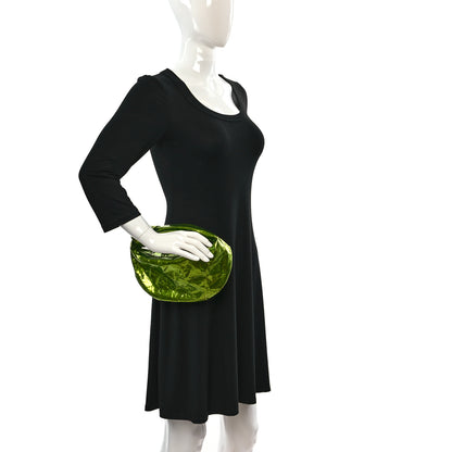 Bottega Veneta Metallic Crushed Calfskin Mini Jodie Chlorophyll 2 of 12