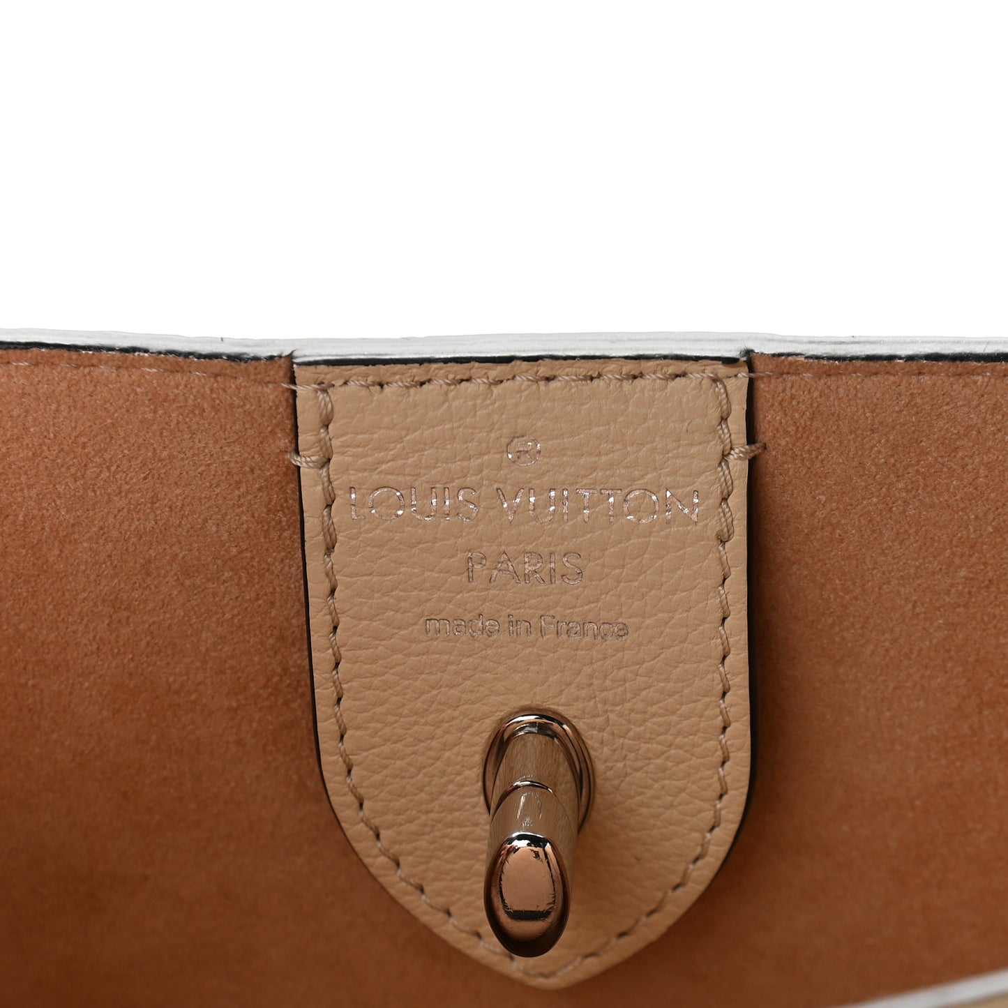 Calfskin Lockme Cabas Vanille Black
