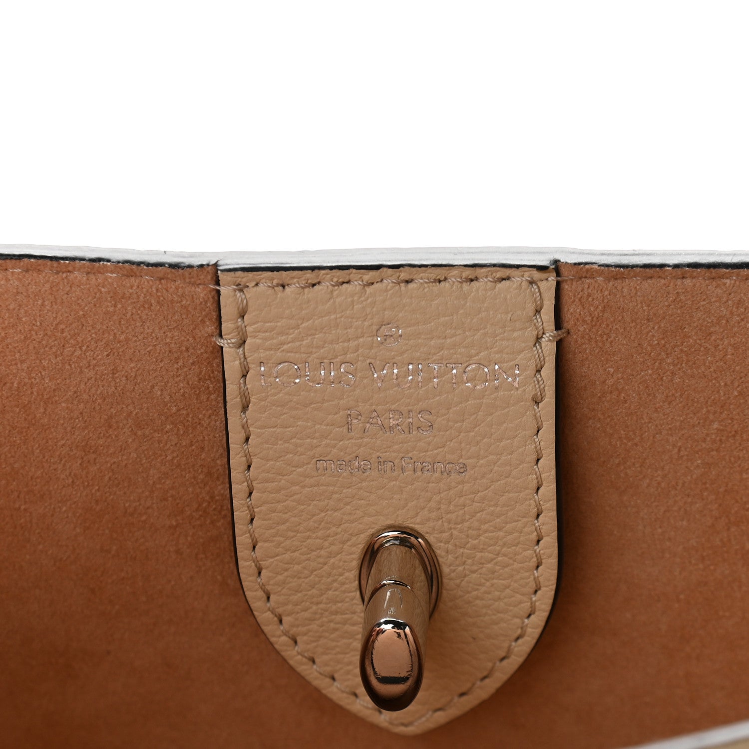 Louis Vuitton Calfskin Lockme Cabas Vanille Black 6 of 11
