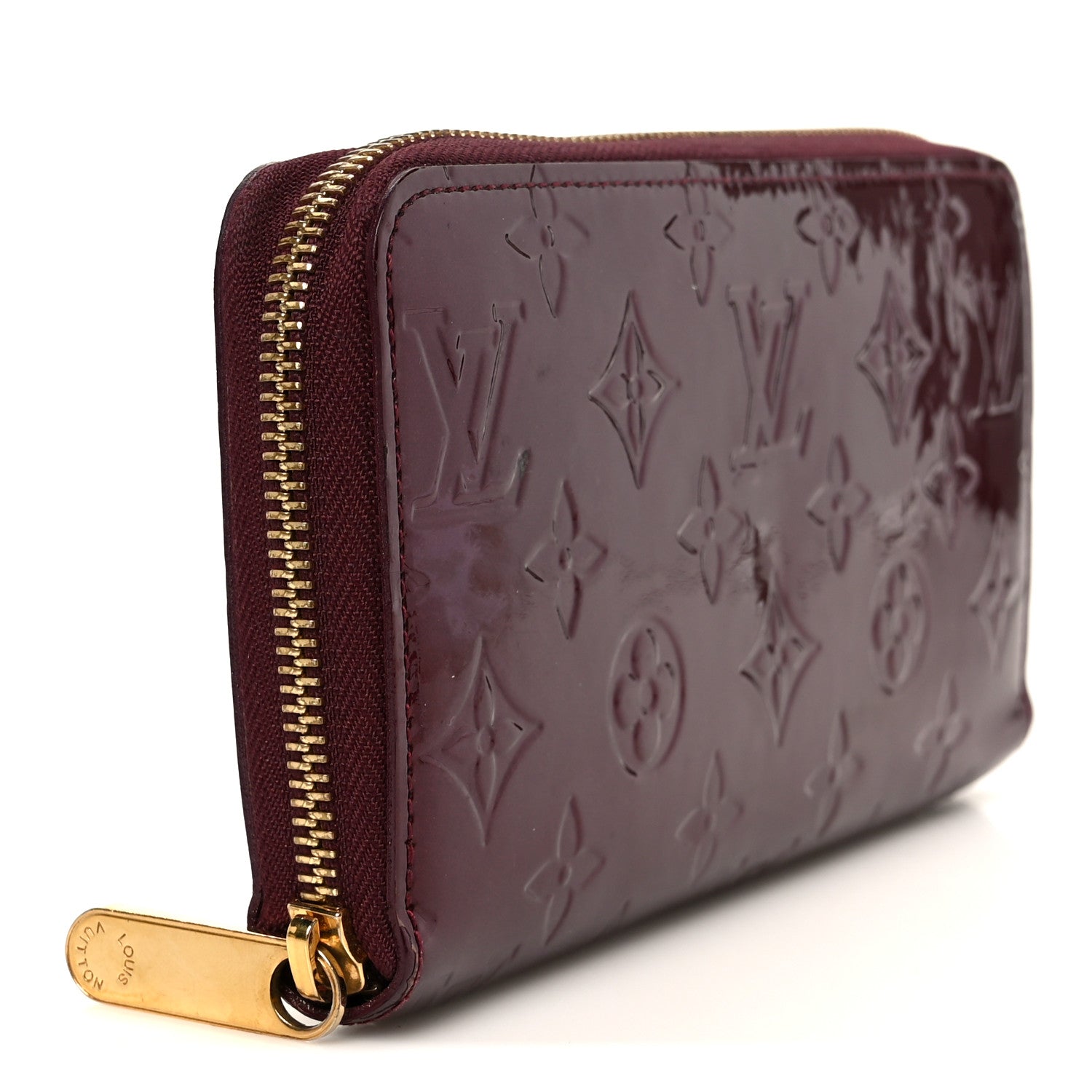 Louis Vuitton Vernis Zippy Wallet Griotte 3 of 9