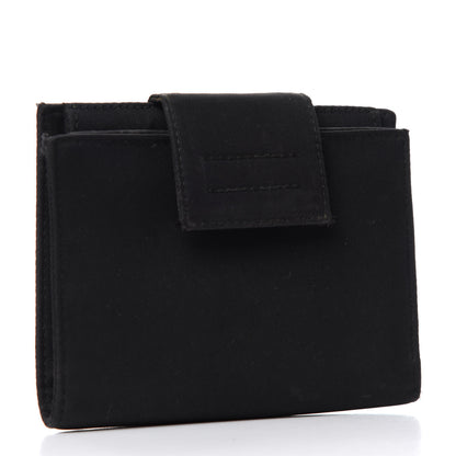 Prada Tessuto Nylon French Wallet Black 3 of 7
