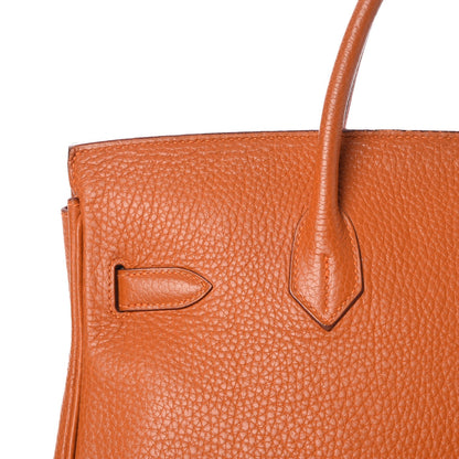 Hermes Taurillon Clemence HAC Birkin 32 Potiron 27 of 33
