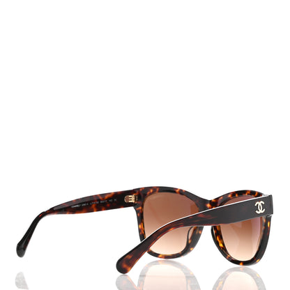 Chanel Acetate Runway Square Sunglasses 5380 Dark Tortoise 4 of 7